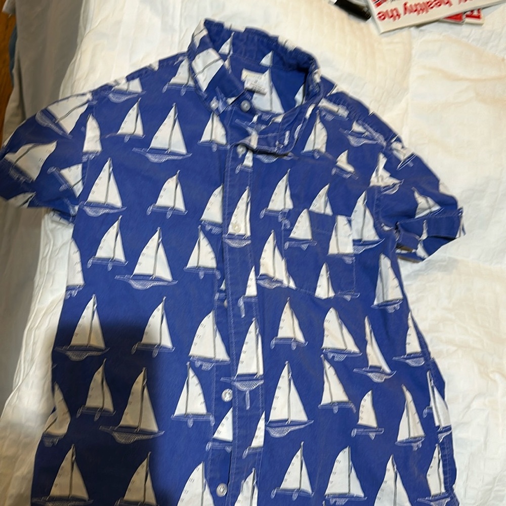 Crew cuts SS button down shirt size 10Y